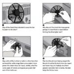 Flex-A-Lite 180 Black Magic X-Treme 15 Reversible Electric Fan Installation Guide