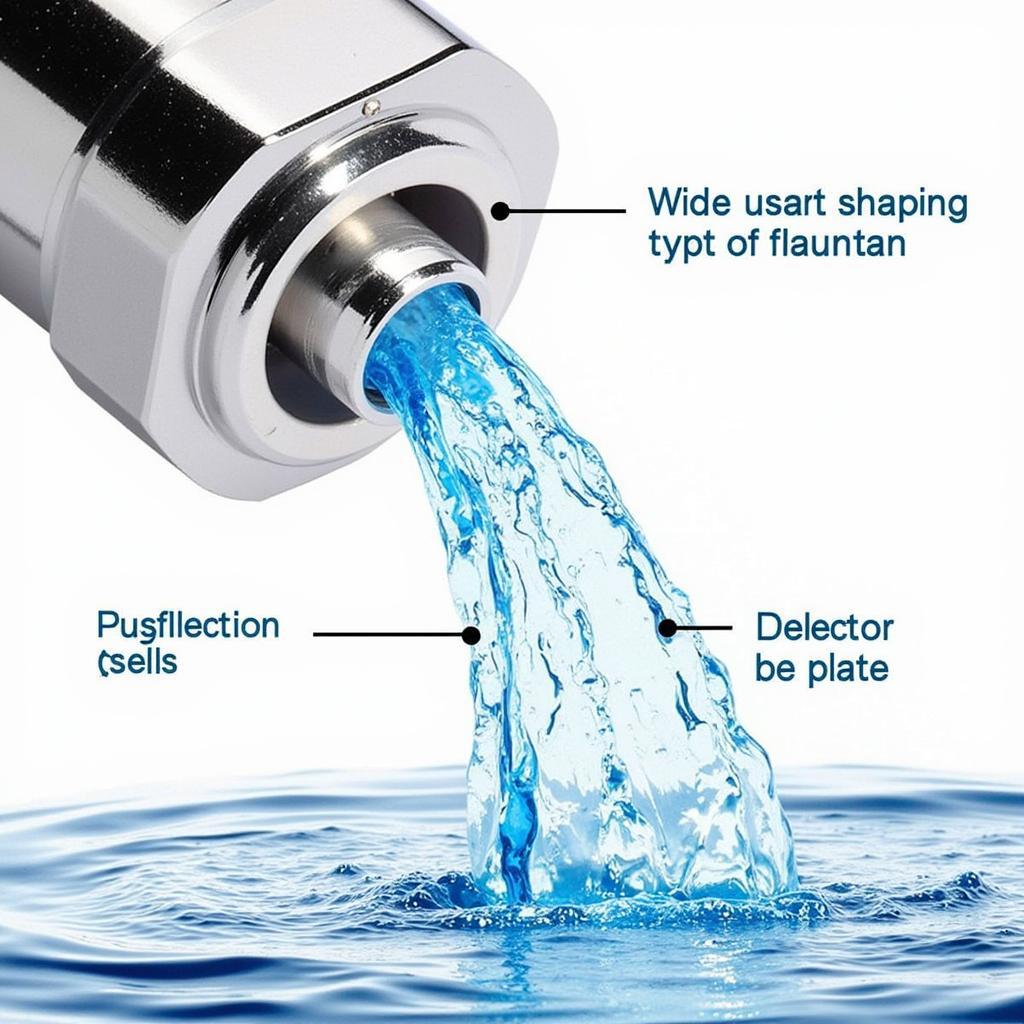 Fan Jet Fountain Nozzle Design