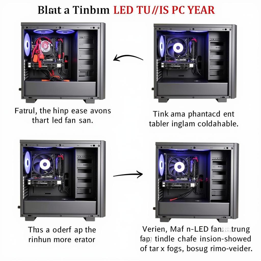 Installing an 80mm LED Fan in a PC Case 