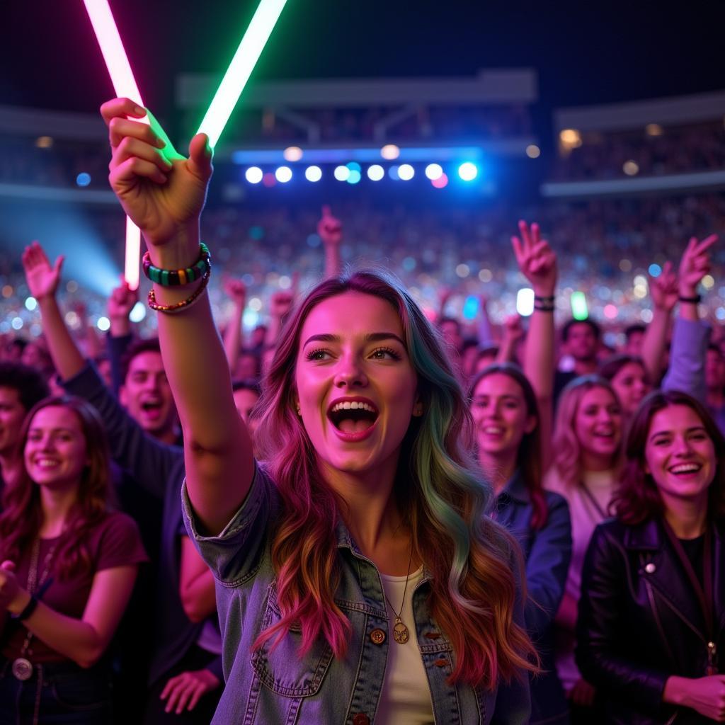 Fan Ling Girl at Concert