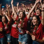 Fans Celebrating a Victory