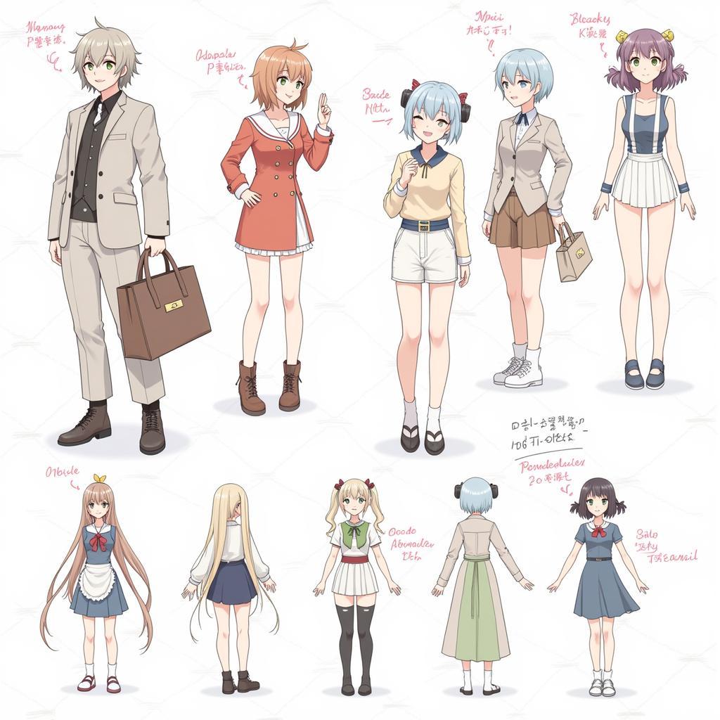 Fan Made Anime Character Designs