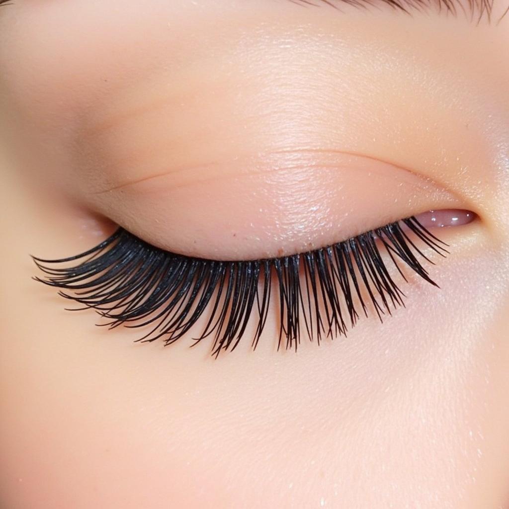 Close-up of fan mi volume lashes