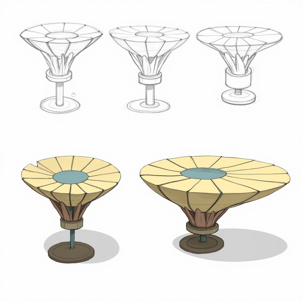 Fan Model 3D Design Process