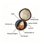 Fan Mussel Anatomy Diagram