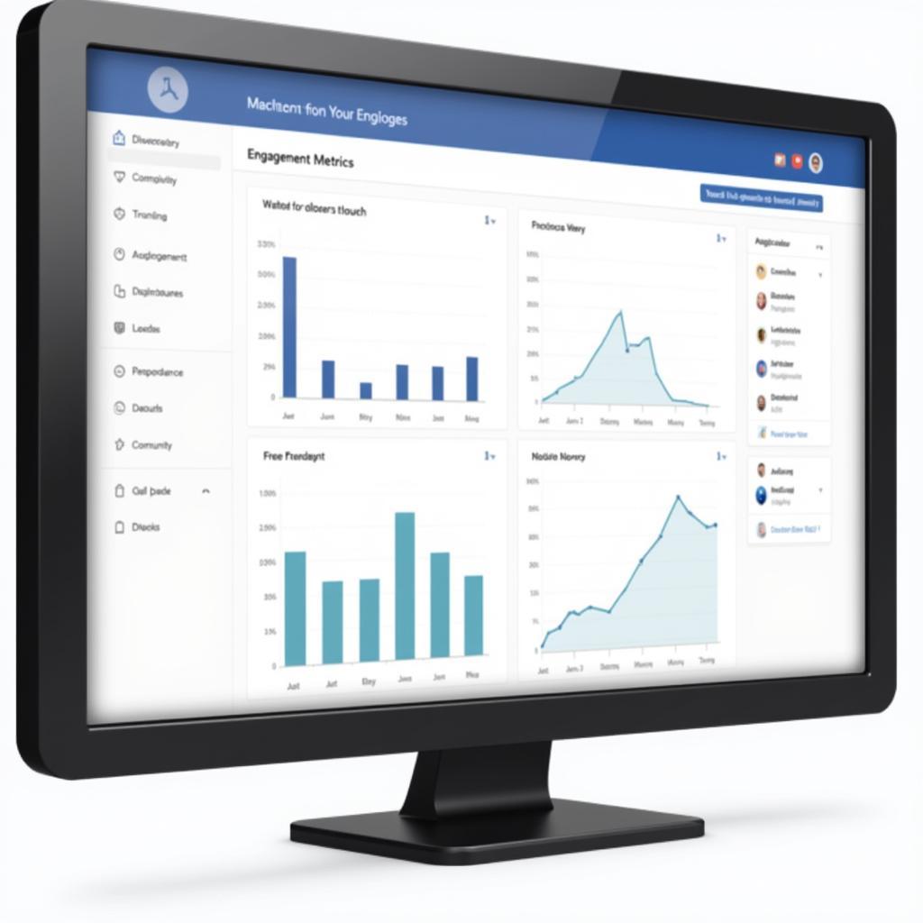 Fan page admin analyzing engagement metrics