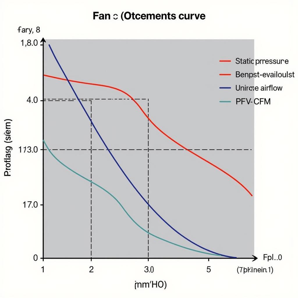 Example of a Fan Performance Curve