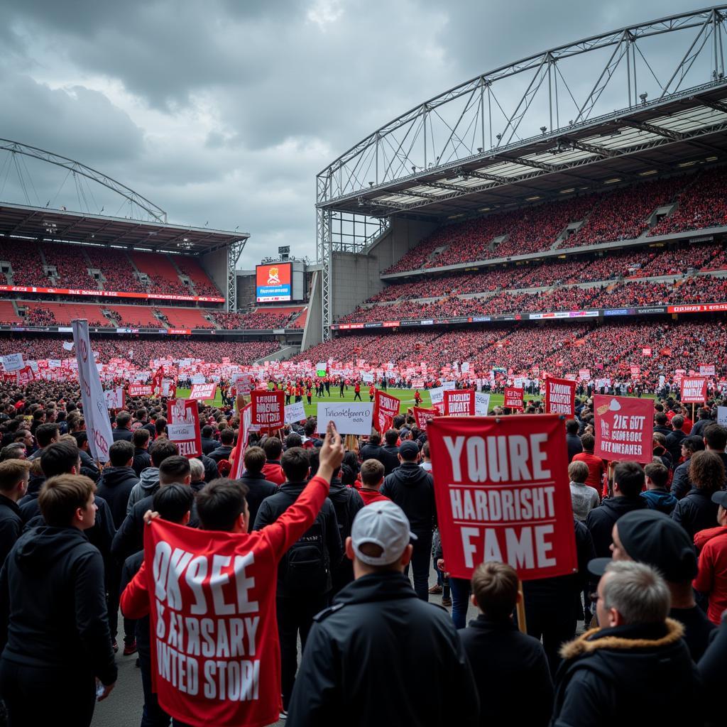 Fans Protesting Against Ownership