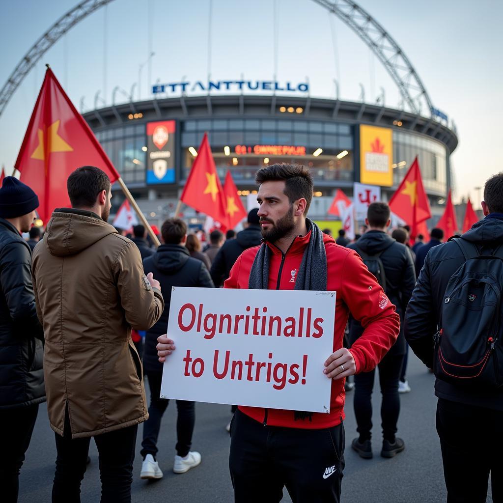 Fans Protesting Club Decisions