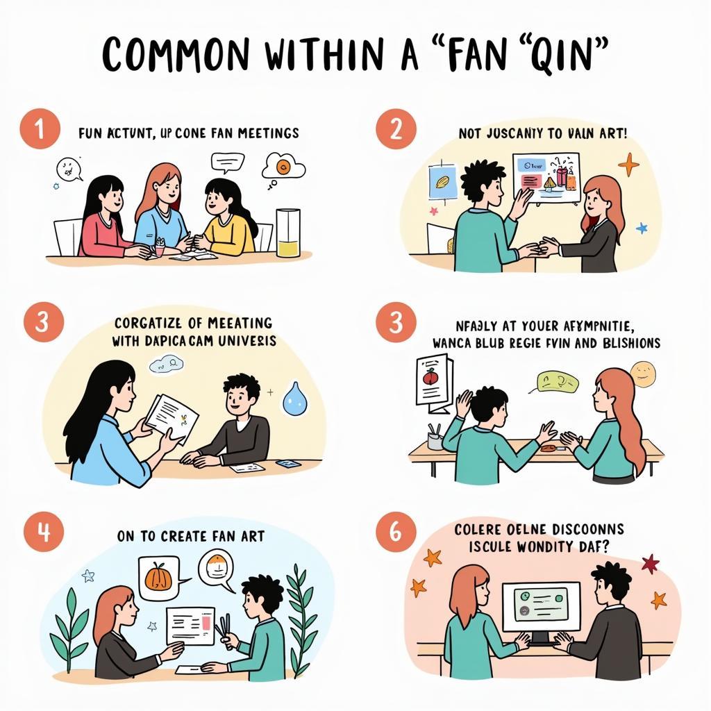 Typical Activities within a Fan Qin