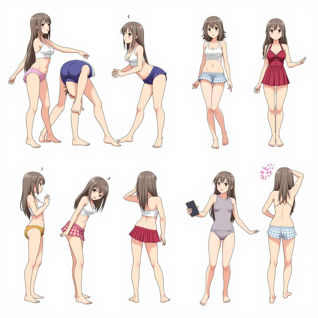 Examples of fan service in anime