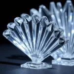 Elegant Fan-Shaped Crystal Award