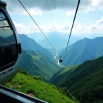 Fan Si Pan Cable Car View