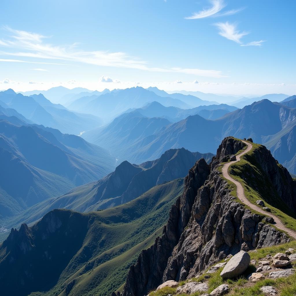 Summit view from Fan Si Pan