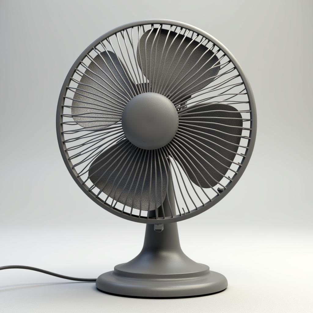 3D Model of a Fan Created in SketchUp