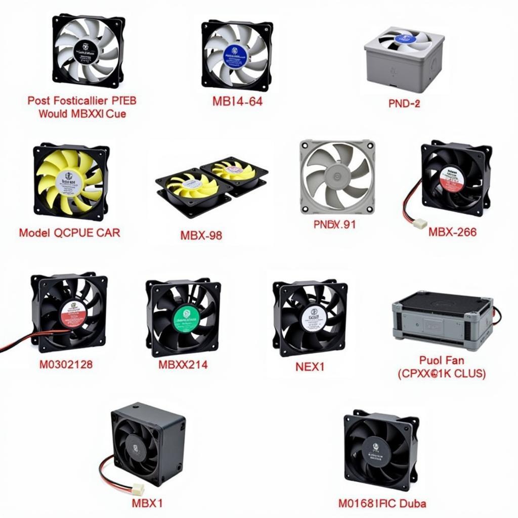 Alternative Cooling Fans to Fan Sony MBX-268