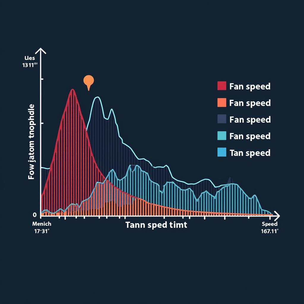 Graph Illustrating Fan Speed vs. Performance