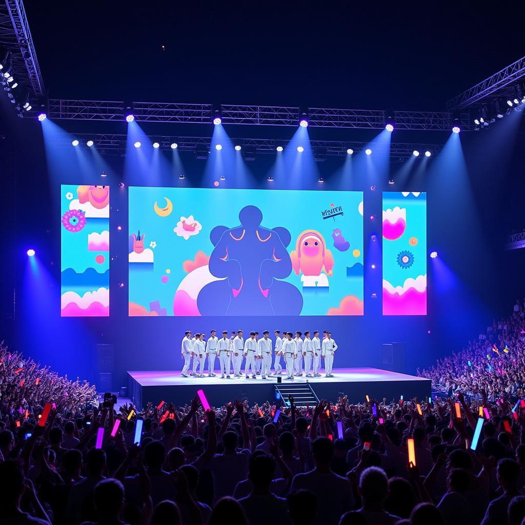 TFBOYS performing "Youth Practice Manual" at Fan Time 4