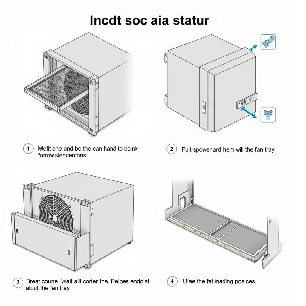 Installing a Fan Tray in a Server