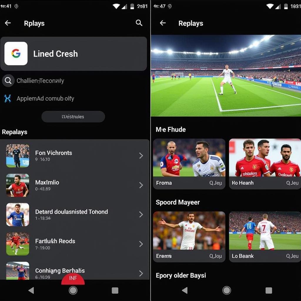 Fan TV APK interface