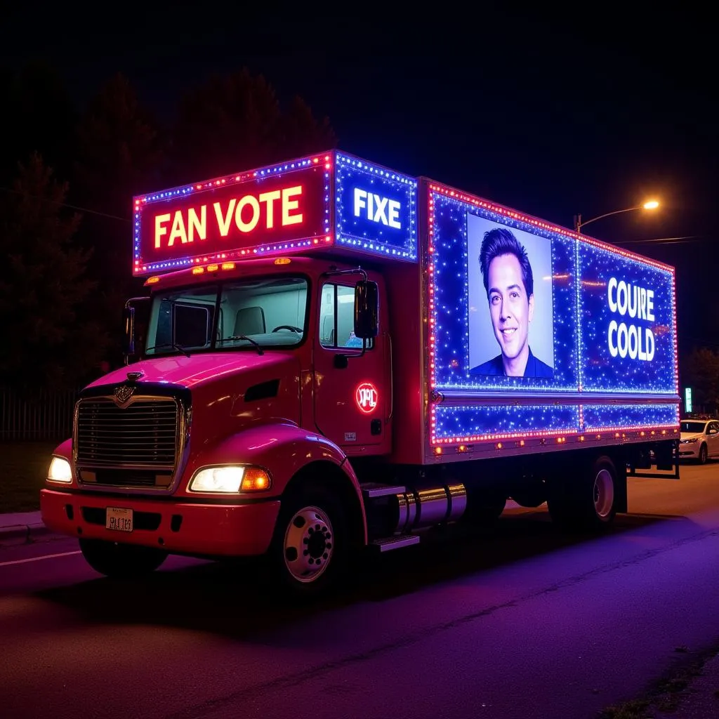 AKB48 Sousenkyo Fan Vote Truck Lighting