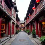 Traditional Chinese architecture on Fan Wu Old Street