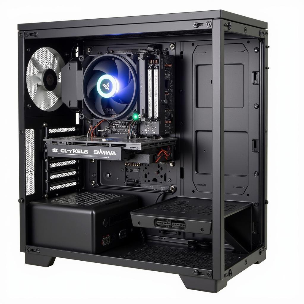 Fan Xigmatek AY120 Installed in PC Case