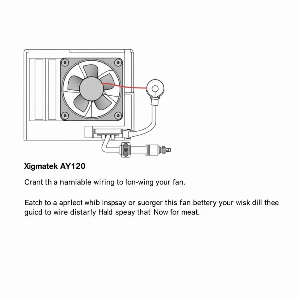 Fan Xigmatek AY120 Wiring Diagram