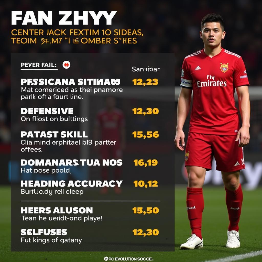 Fan Zhiyi PES Stats