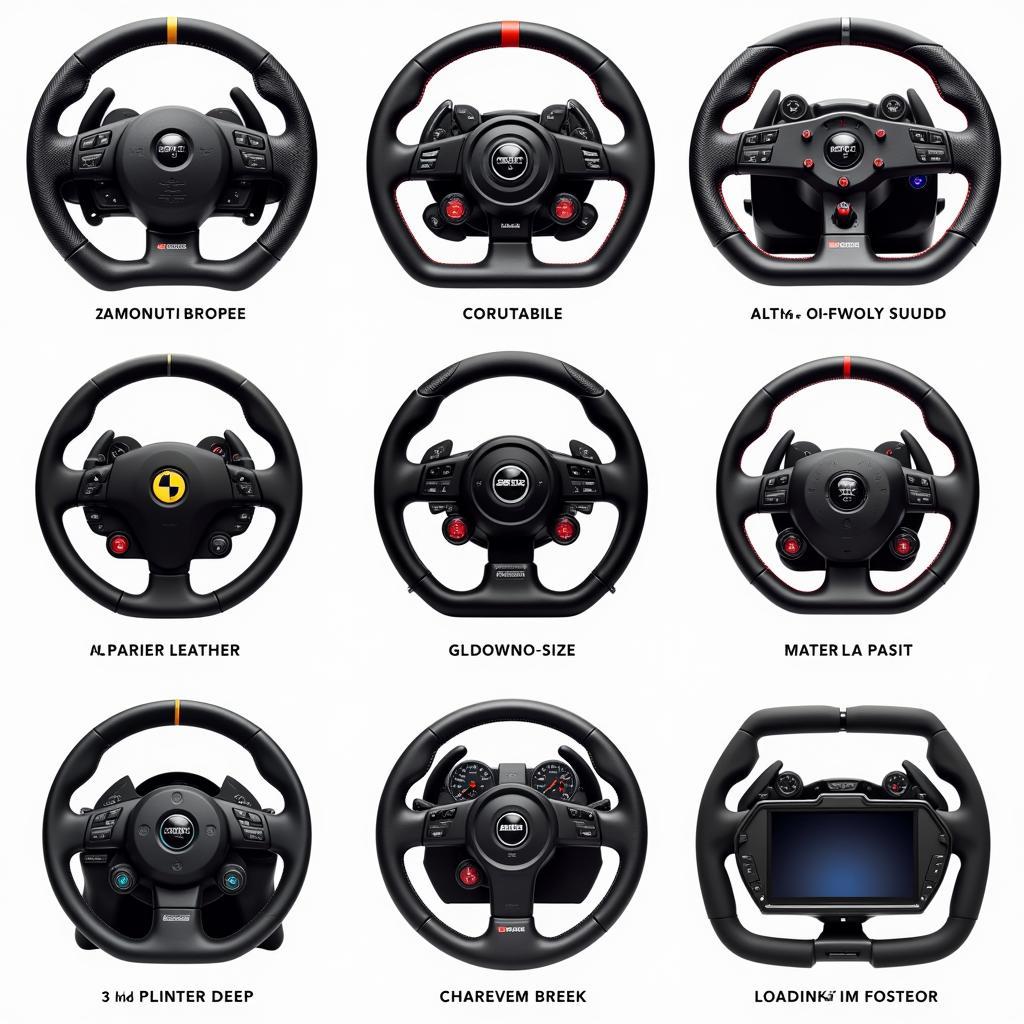 Variety of Fanatec Steering Wheels