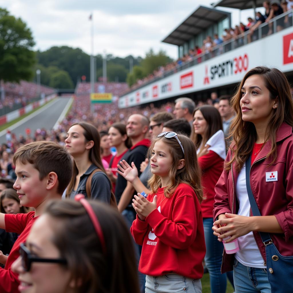  Fans Enjoying the Mitsubishi Electric Sporty 300