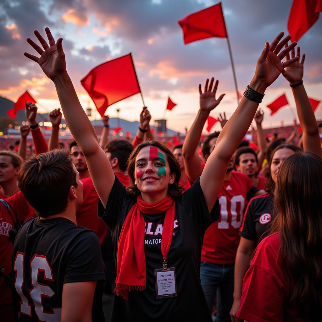 Fans Celebrating Victory