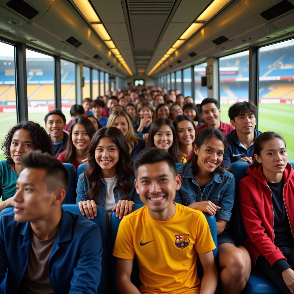 Fans Traveling to Match