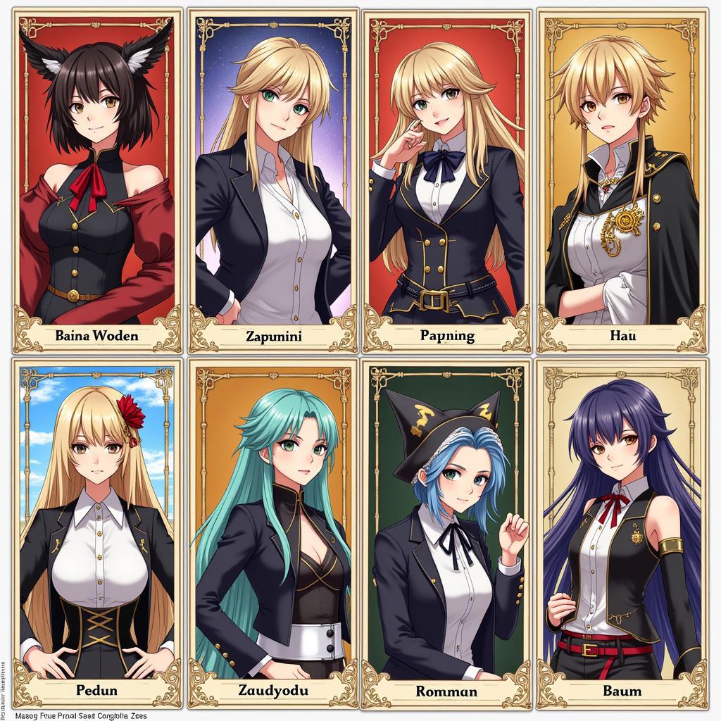 Fate Grand Order Characters as Major Arcana Tarot Cards