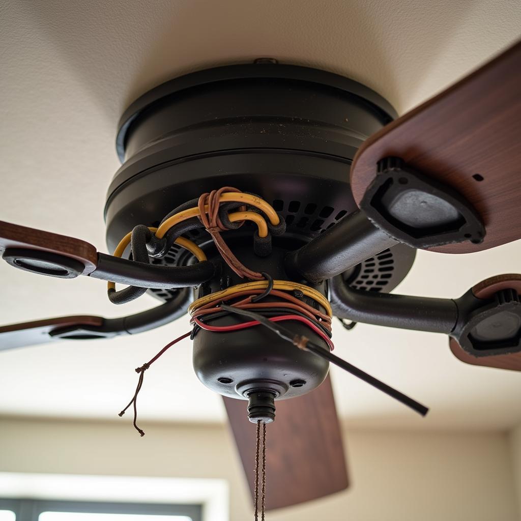 Faulty Ceiling Fan Wiring