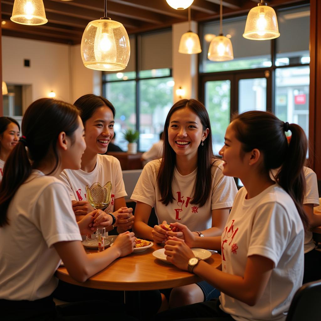 Federer fan club gathering in Hanoi