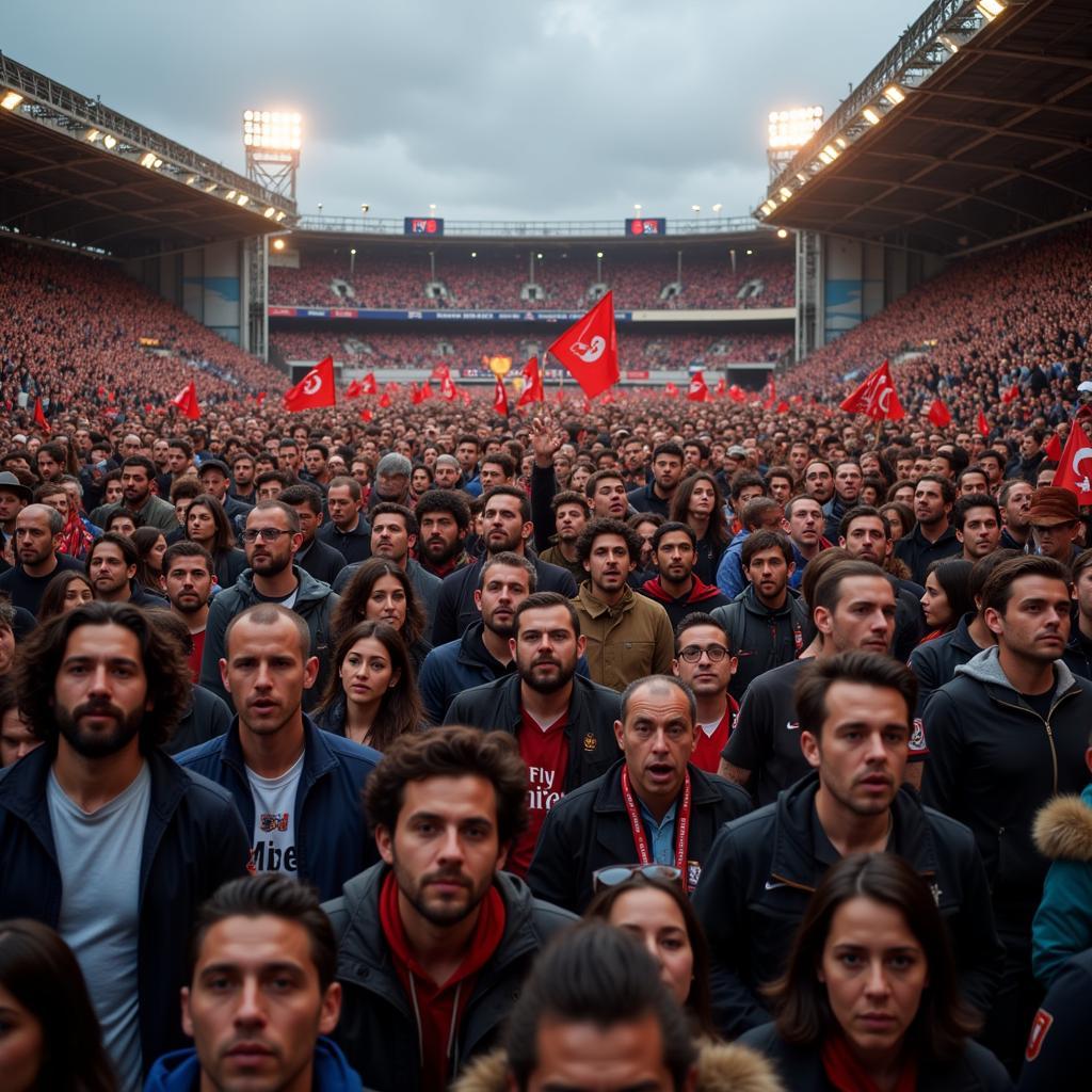 FFU Fan March to the Stadium