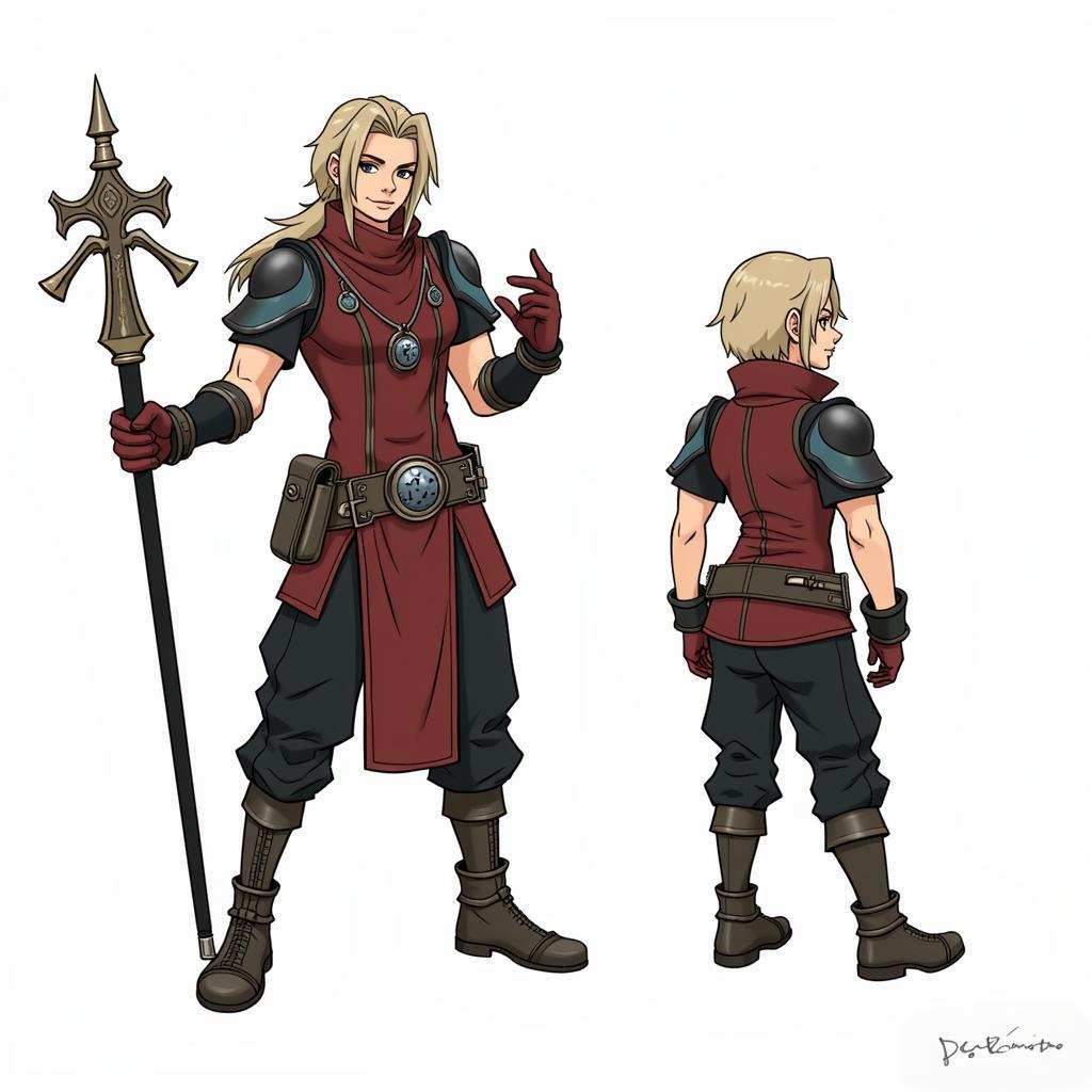 Final Fantasy 6 Fan Game Character Design