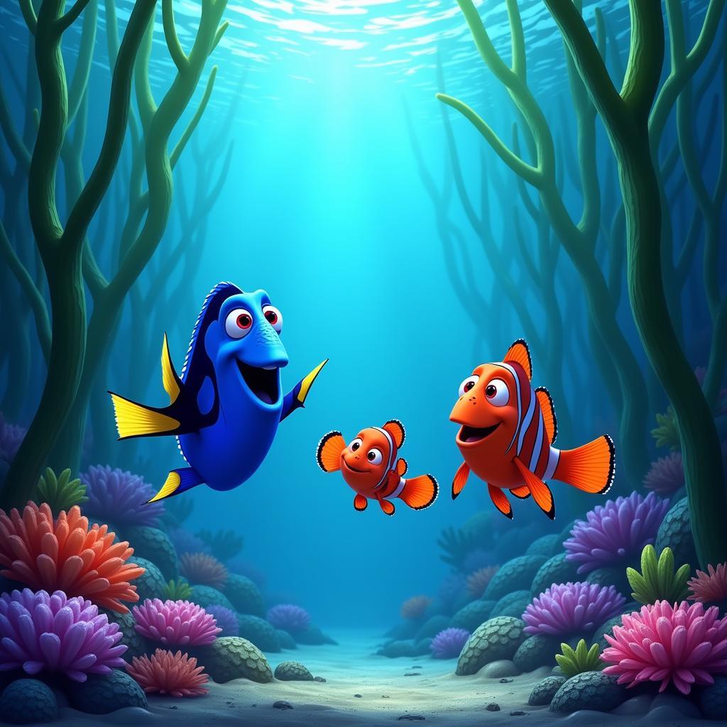 Finding Dory Digital Illustration Fan Art