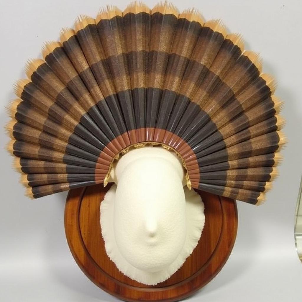 Finished Turkey Fan Mount