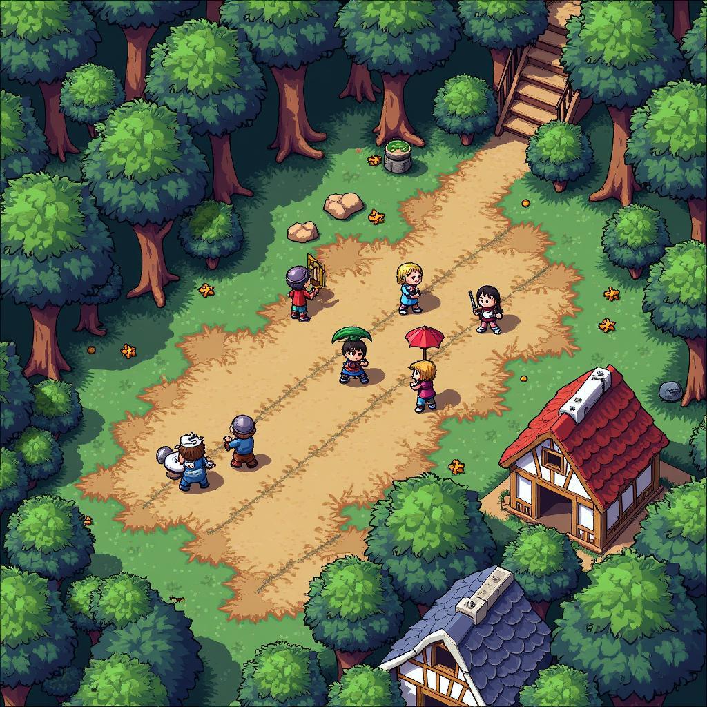 A screenshot of a Fire Emblem fan game in action