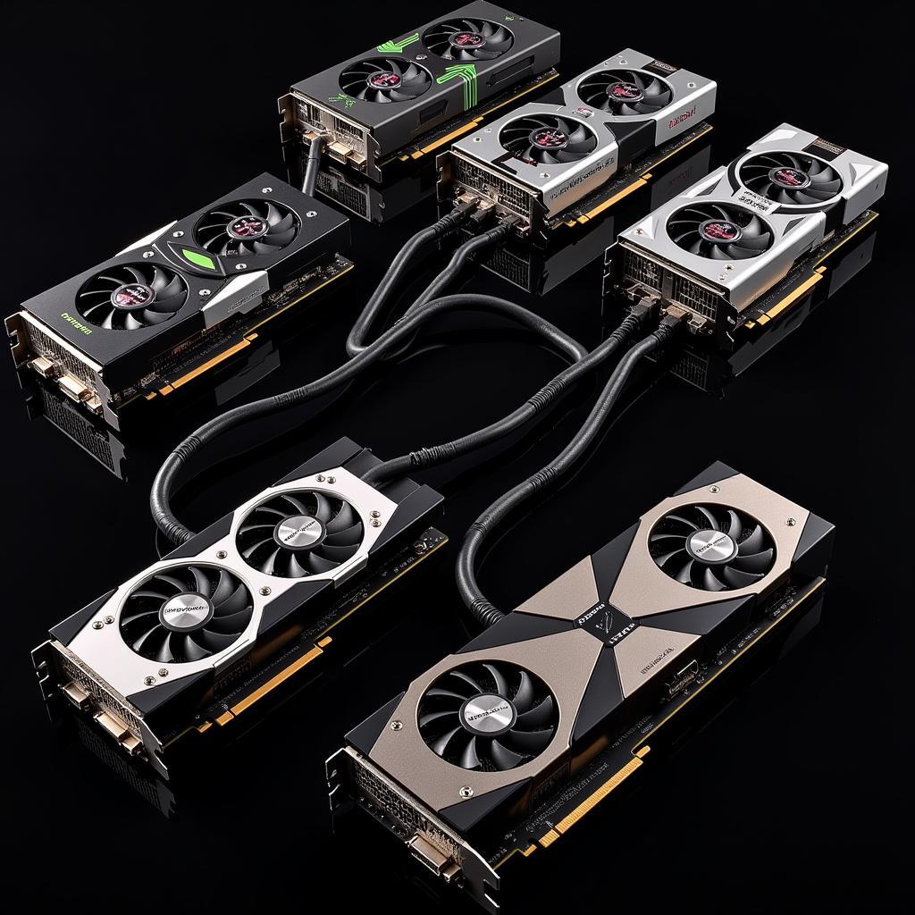 Five GTX 680 Graphics Cards in SLI Configuration