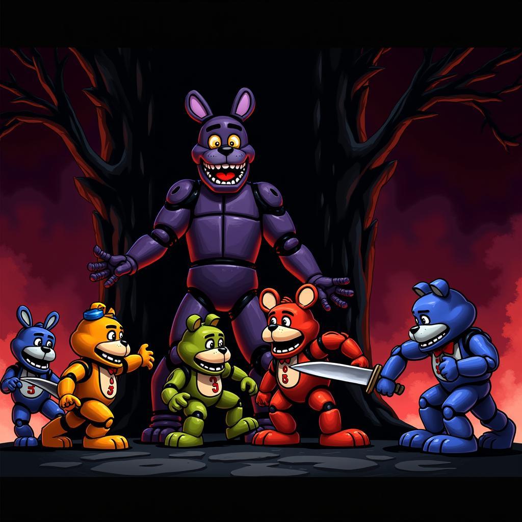 FNAF World: Adventures Reborn Gameplay