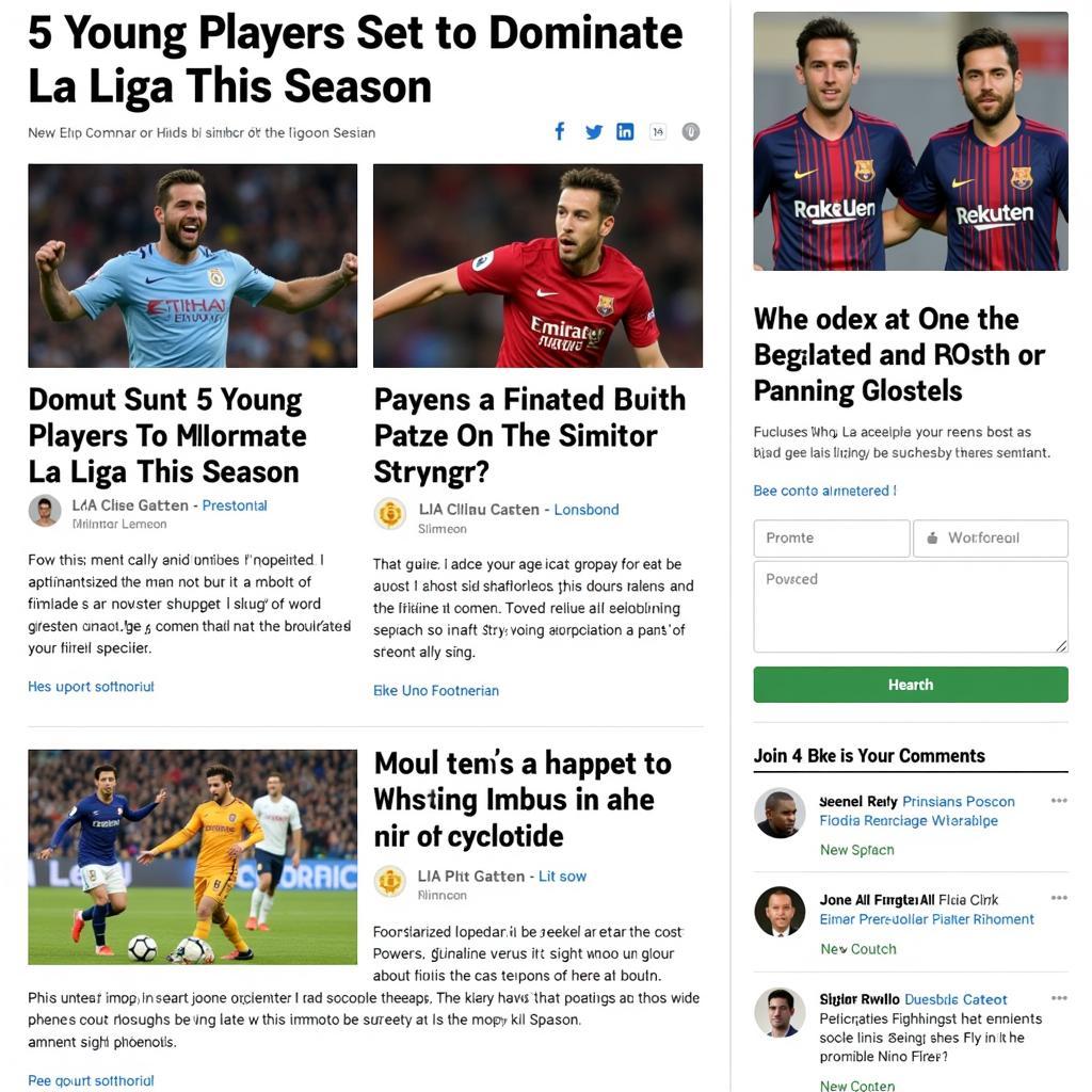 Engaging Football Blog Post