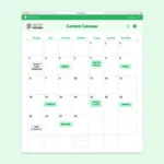 Content Calendar Example