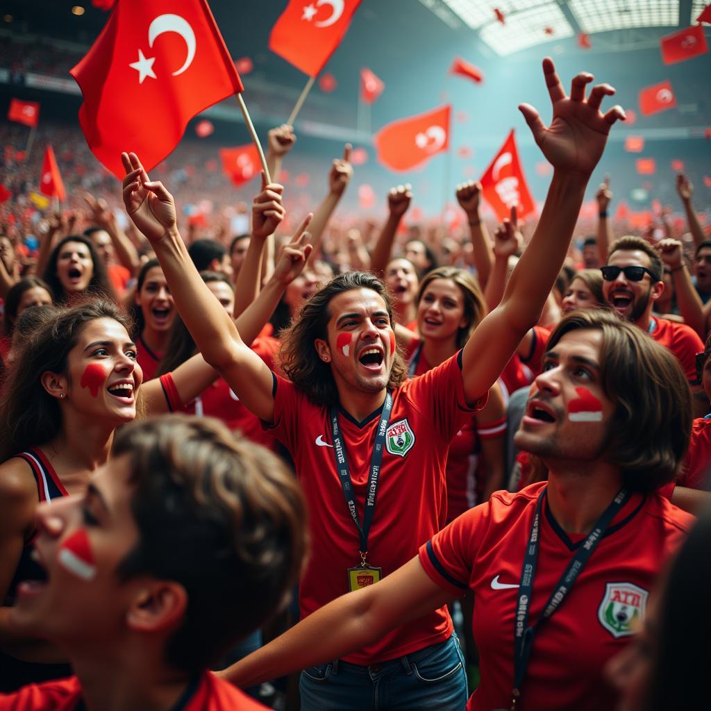 Fans Celebrating Victory