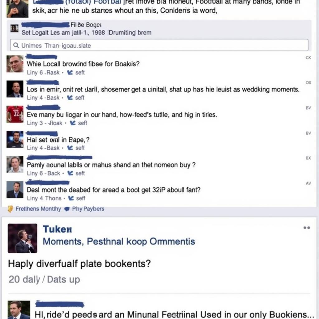 Football Fan's Language on Facebook