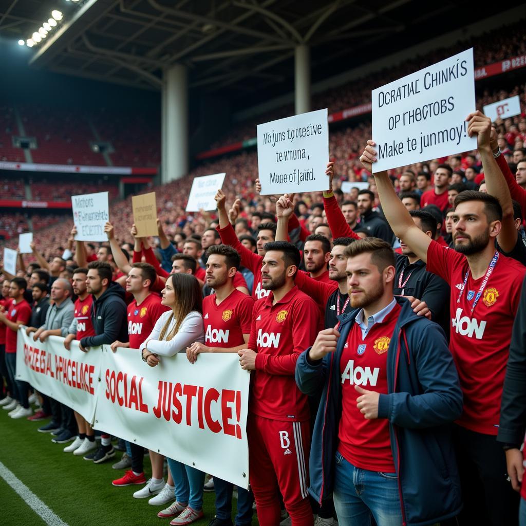 Football fans using their platform for social good