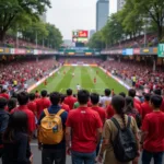 Vietnamese Football Fans Gathering