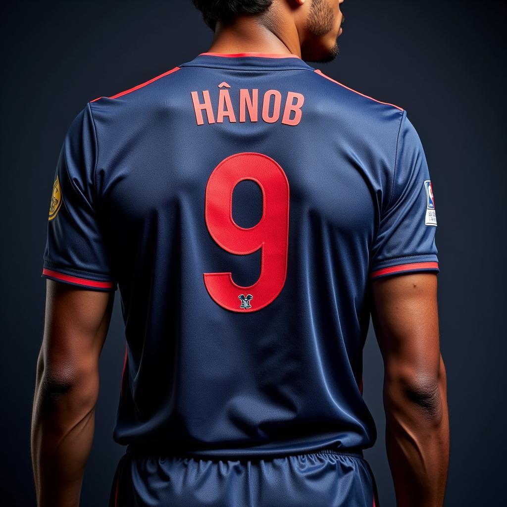 Football Jersey with Number 9